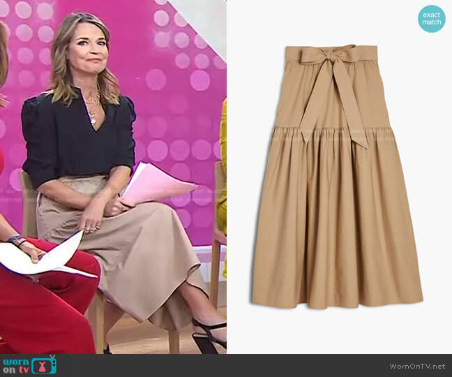 The Westside Imogen Skirt worn by Savannah Guthrie on Today