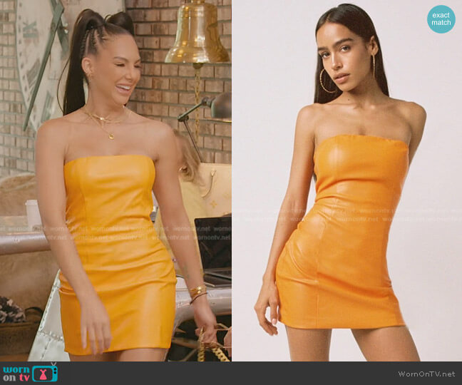 Tiger Mist Cher Dress worn by Amanza Smith on Selling Sunset