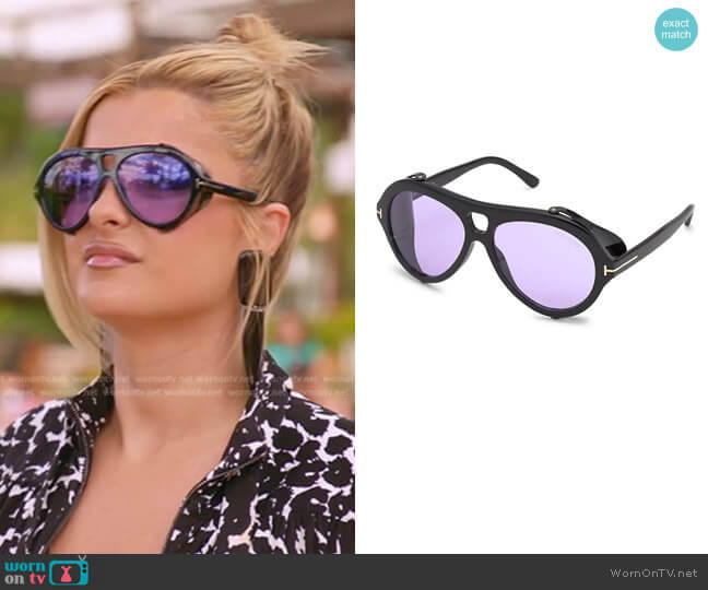 Tom Ford Neughman 60MM Pilot Sunglasses