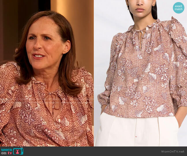 Ulla Johnson Manet Ruffle Blouse