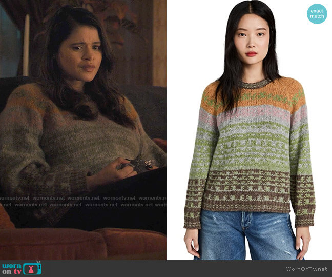 Velvet by Graham & Spencer Cassidy Sweater worn by Mel Vera (Melonie Diaz) on Charmed