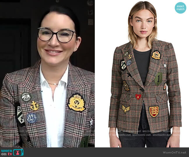 Veronica Beard Merlin Dickey Jacket worn by Tamron Hall on Tamron Hall Show