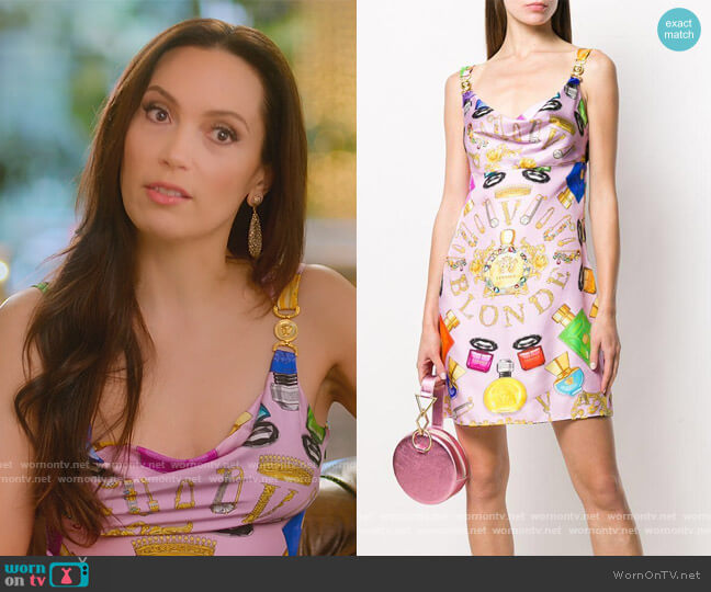 Versace Blondie Dress worn by Davina Potratz on Selling Sunset