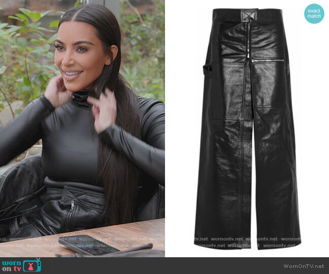 Vetements Belted Skirt worn by Kim Kardashian (Kim Kardashian) on The Kardashians