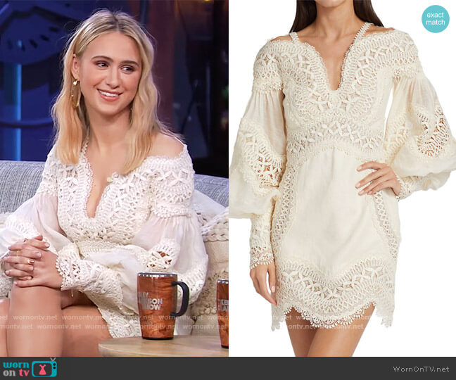 Zimmermann Linen-Silk Blend Minidress