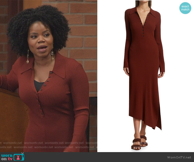 A.L.C. Lance Dress worn by Amara Patterson (Kelly Jenrette) on All American Homecoming