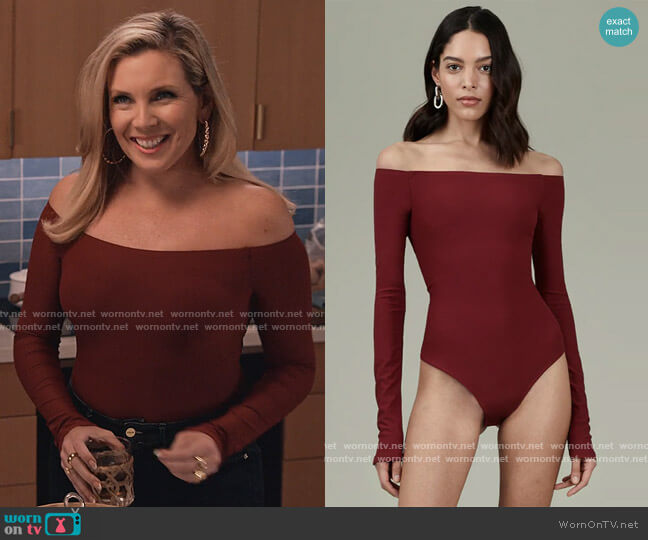 Alix Addison Bodysuit worn by Brianna (June Raphael) on Grace and Frankie