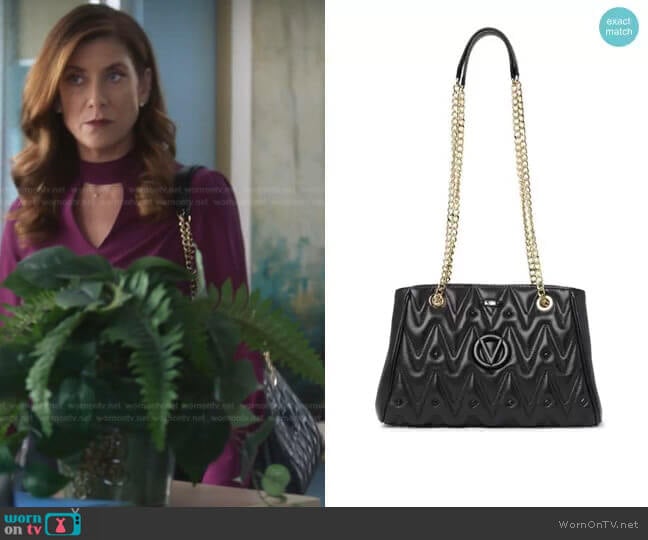 Valentino by Mario Valentino Angelina Quilted Leather Shoulder Bag