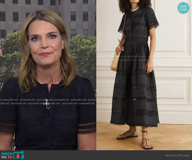 Waimari Camila Dress worn by Savannah Guthrie on Today
