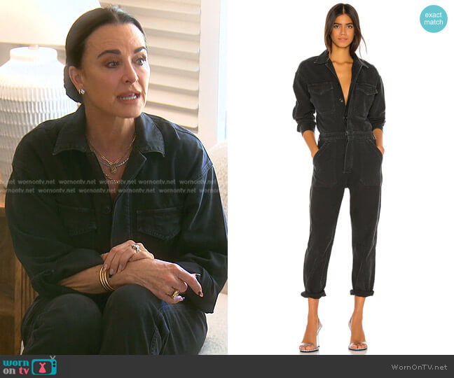 Citizens of Humanity Marta Jumpsuit worn by Kyle Richards on The Real Housewives of Beverly Hills