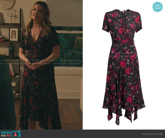 A.L.C. Cora Midi Dress worn by Nicolette Nevin (Emily VanCamp) on The Resident