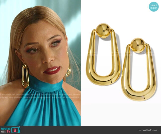 Cult Gaia Brea Earrings worn by Dominique Deveraux (Michael Michele) on Dynasty