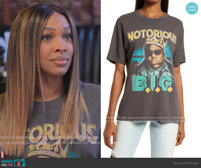 DayDreamer Notorious B.I.G. Crown Weekend Cotton Graphic Tee