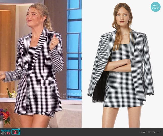 Favorite Daughter The Break Up Dress worn by Amanda Kloots on The Talk