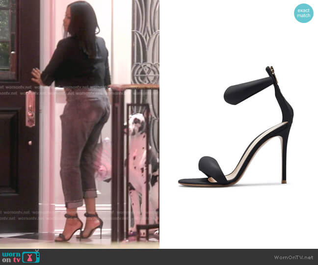 Gianvito Rossi Bijoux Sandals worn by Garcelle Beauvais on The Real Housewives of Beverly Hills