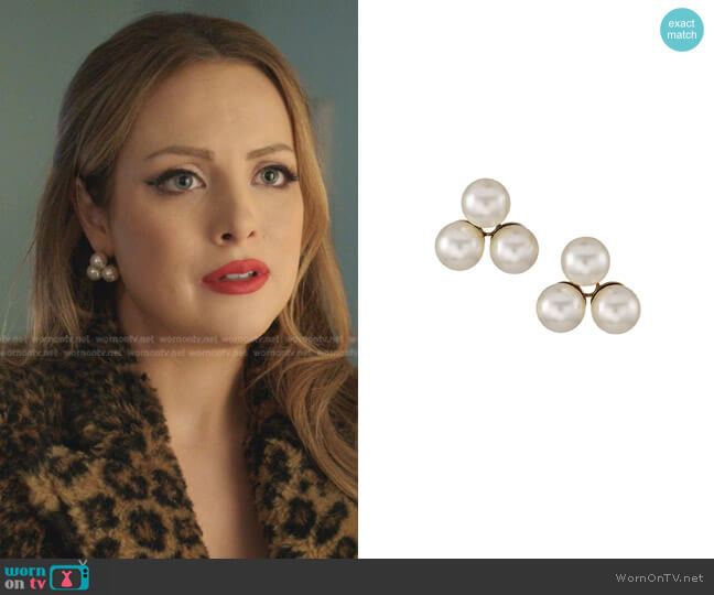 Jennifer Behr Polly Earring worn by Fallon Carrington (Elizabeth Gillies) on Dynasty