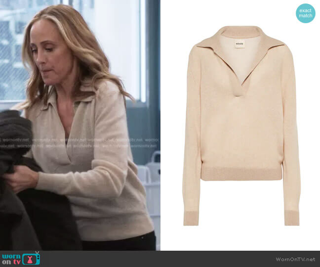 Khaite Jo Sweater worn by Teddy Altman (Kim Raver) on Greys Anatomy