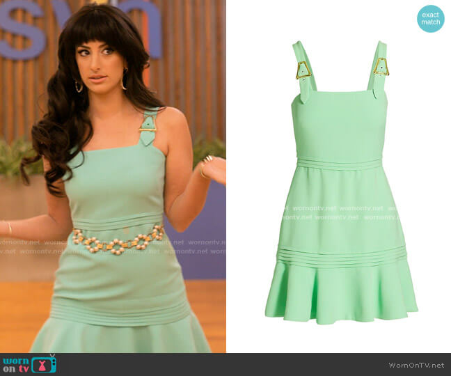 Jonathan Simkhai Clara Minidress worn by Beth Ann McGann (Ayden Mayeri) on I Love That For You