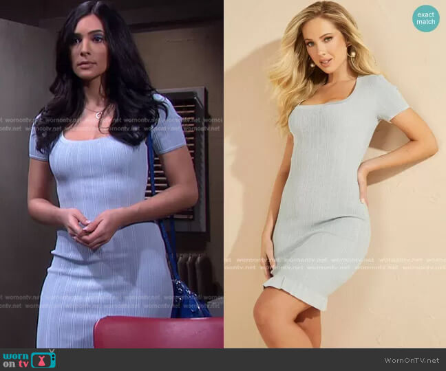 Marciano Knit Dress worn by Gabi Hernandez (Camila Banus) on Days of our Lives