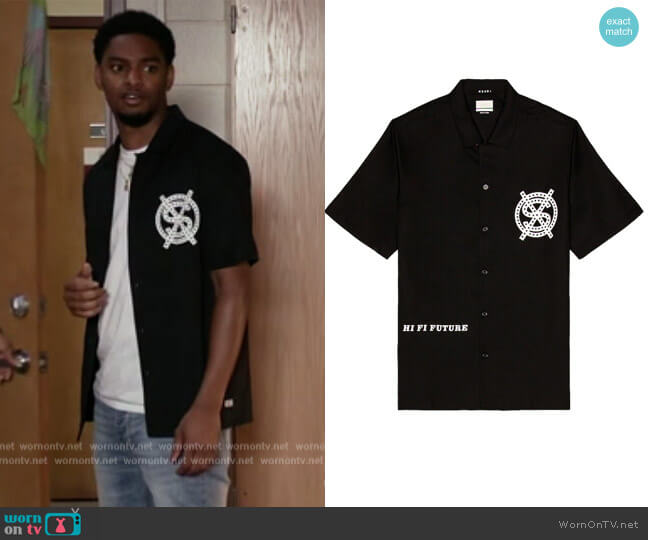 Ksubi Dollar Star Short Sleeve Shirt worn by JR (Sylvester Powell) on All American Homecoming