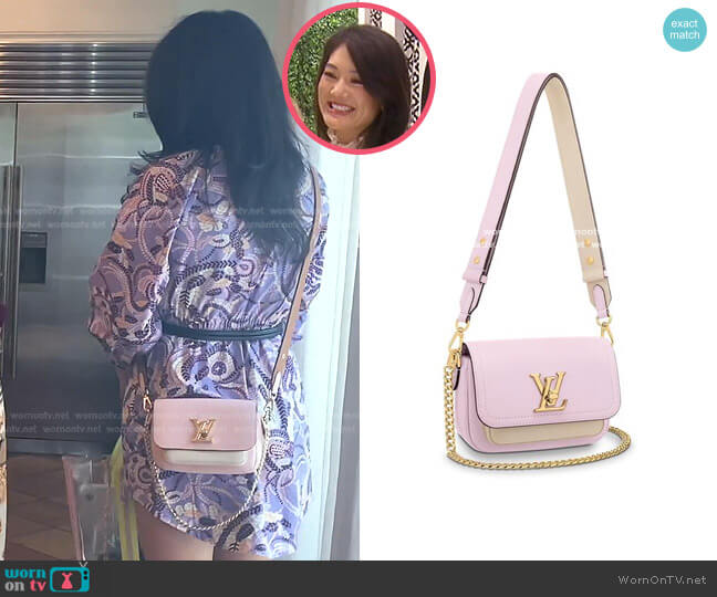 Louis Vuitton Lockme Tender Bag worn by Crystal Kung Minkoff on The Real Housewives of Beverly Hills