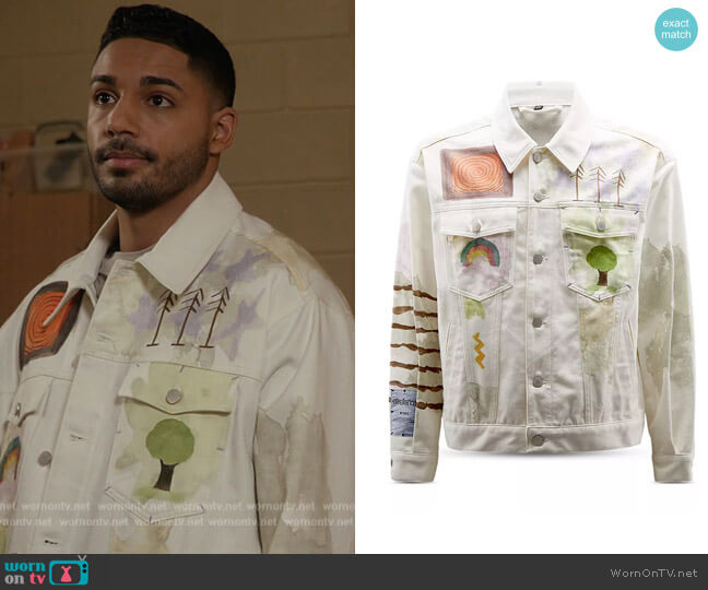 MCQ Alexander McQueen Ramble Oversized Denim Jacket