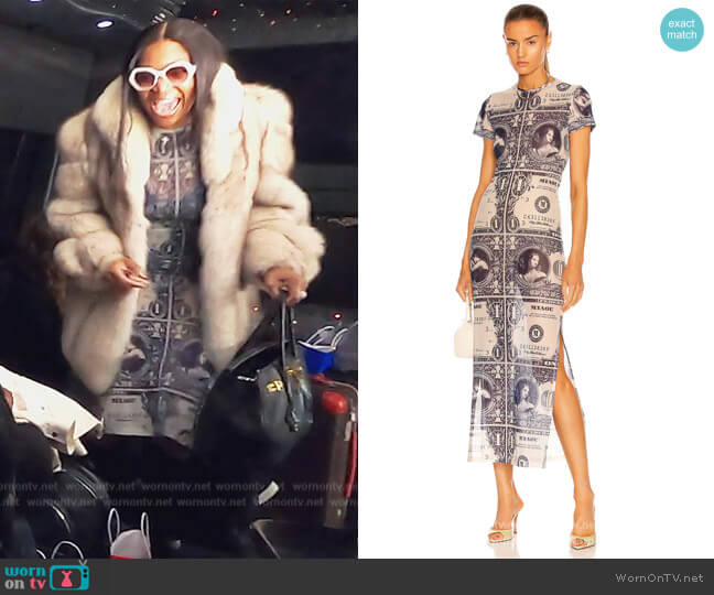 Miaou Billie Dress worn by Marlo Hampton on The Real Housewives of Atlanta