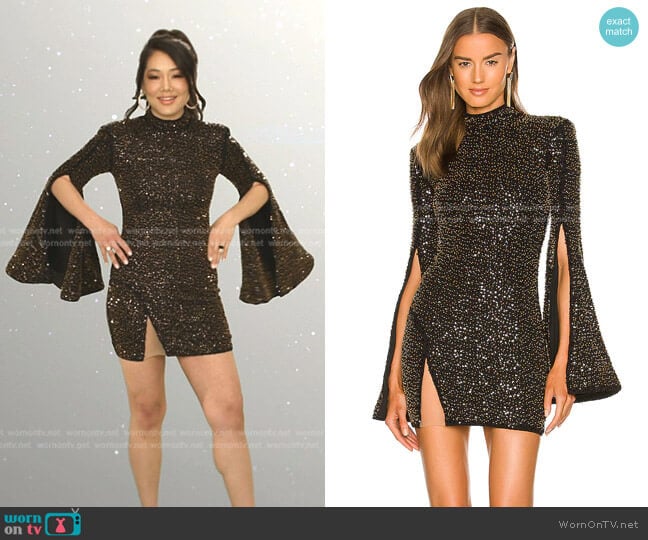 Michael Costello x REVOLVE Mr. Gibson Mini Dress worn by Crystal Kung Minkoff on The Real Housewives of Beverly Hills