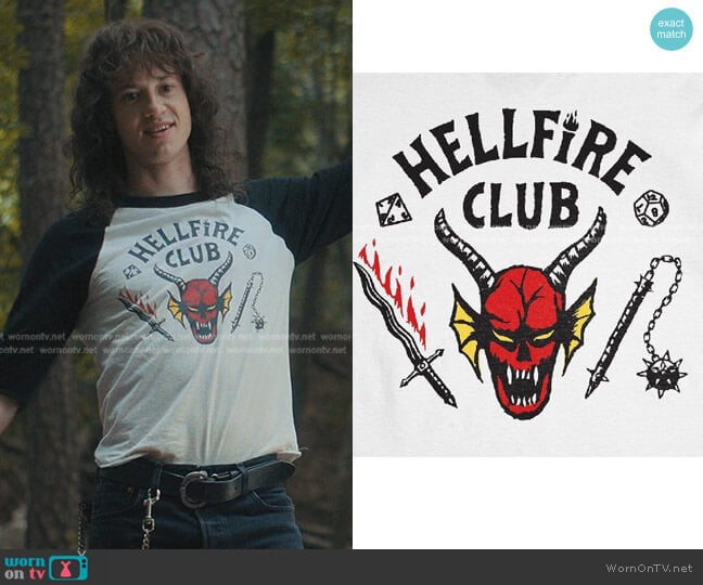 Trevor Girard Hellfire Club Raglan T-Shirt designed