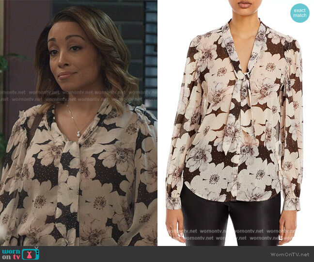 Paige Giada Floral Blouse