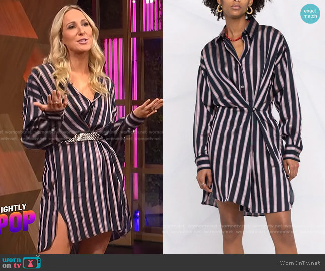 Isabel Marant Etoile Seenli Striped Shirt Dress