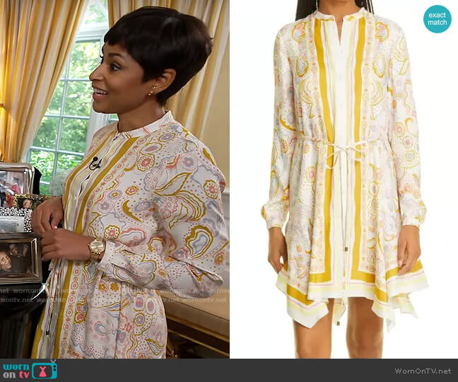 Ted Baker Paulita Dress worn by Jericka Duncan on CBS Mornings
