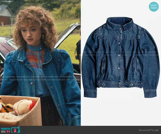 Quiksilver The Nancy Jacket worn by Nancy (Natalia Dyer) on Stranger Things