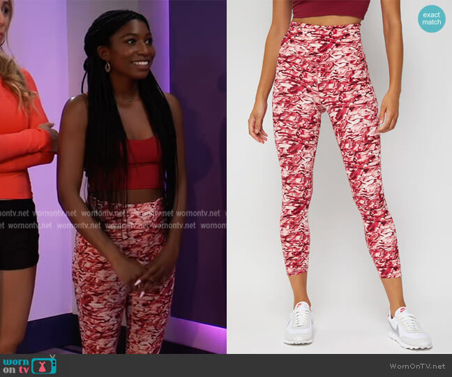 Four Laps Contour Leggings worn by Trina Robinson (Tabyana Ali) on General Hospital