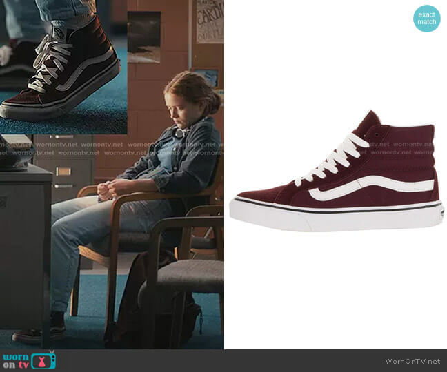 Vans Vintage Sk8-Hi Slim Windsor Sneaker worn by Max (Sadie Sink) on Stranger Things