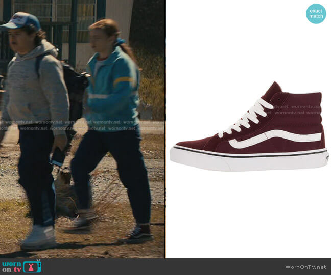Vans Vintage Sk8-Hi Slim Windsor Sneaker worn by Max (Sadie Sink) on Stranger Things