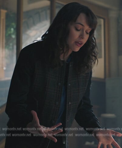 Agent Drake’s plaid bomber jacket on Riverdale
