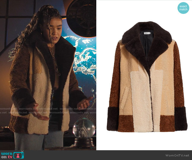 A.L.C. Stefan Coat worn by Mikaela Danso (Lucy Barrett) on Charmed