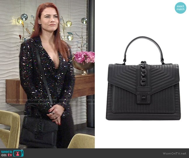 Aldo Jerilini Satchel worn by Sally Spectra (Courtney Hope) on The Young and the Restless
