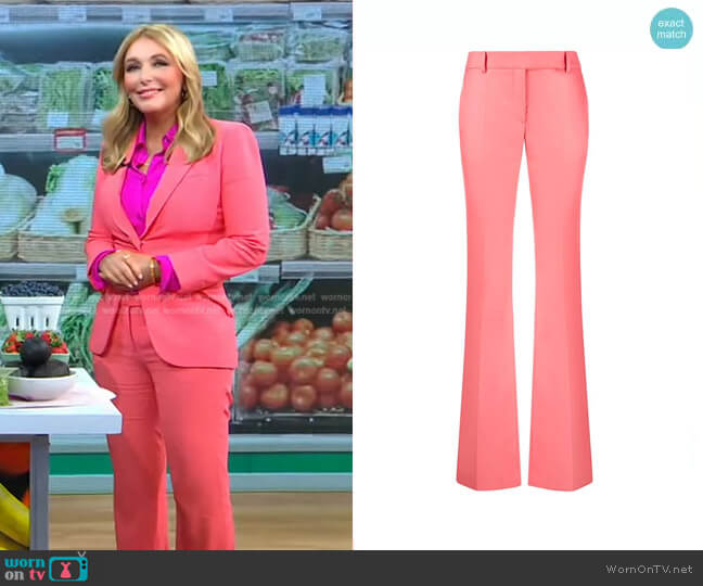 Alexander McQueen Flared Tailored Trousers