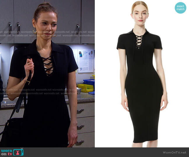 Alice + Olivia Janna Polo Dress worn by Ava Vitali (Tamara Braun ) on Days of our Lives