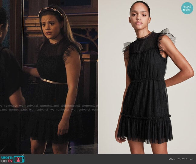 All Saints Perri Tulle Dress worn by Maggie Vera (Sarah Jeffery) on Charmed