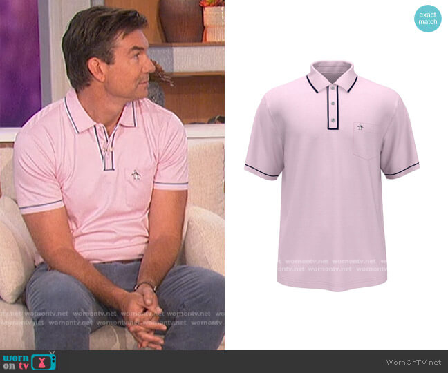Original Penguin The Performance Earl Polo worn by Jerry O'Connell on The Talk