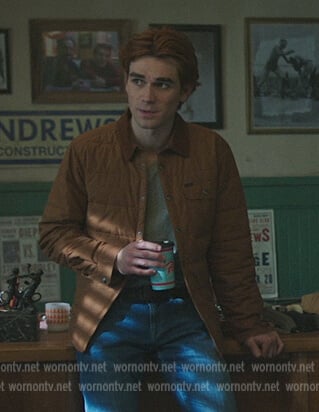 Archie’s brown padded jacket on Riverdale