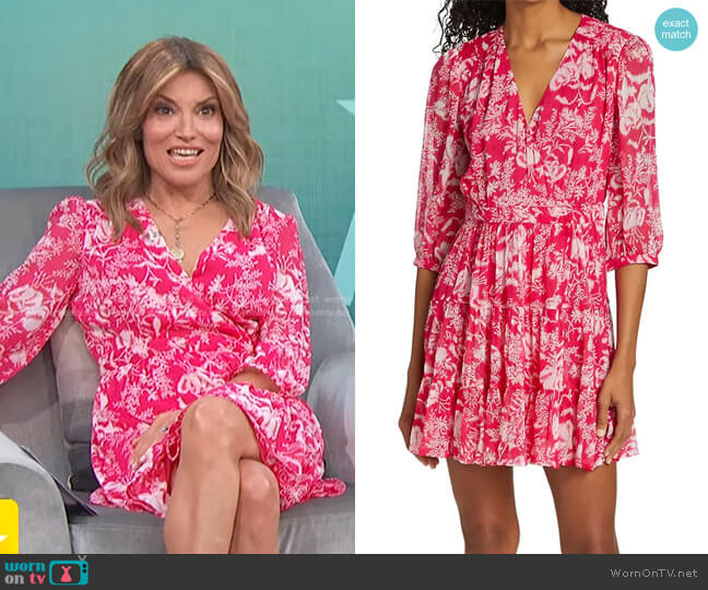 Ba&Sh Ulia Dress worn by Kit Hoover on Access Hollywood