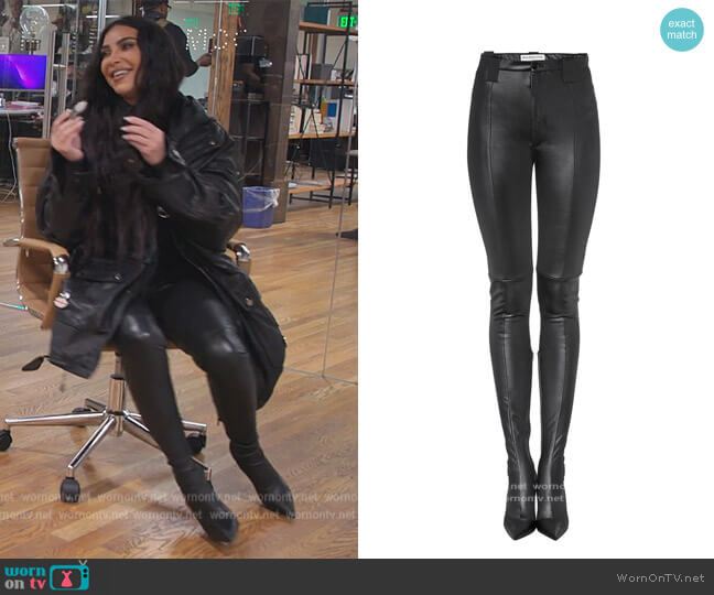Balenciaga Cosmetic Pantashoes worn by Kim Kardashian (Kim Kardashian) on The Kardashians