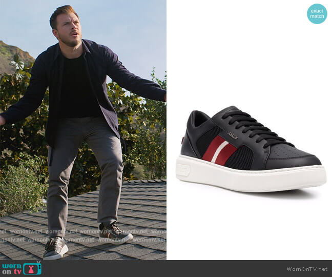 Ballys Mylton Trainspotting Leather Low-Top Sneakers