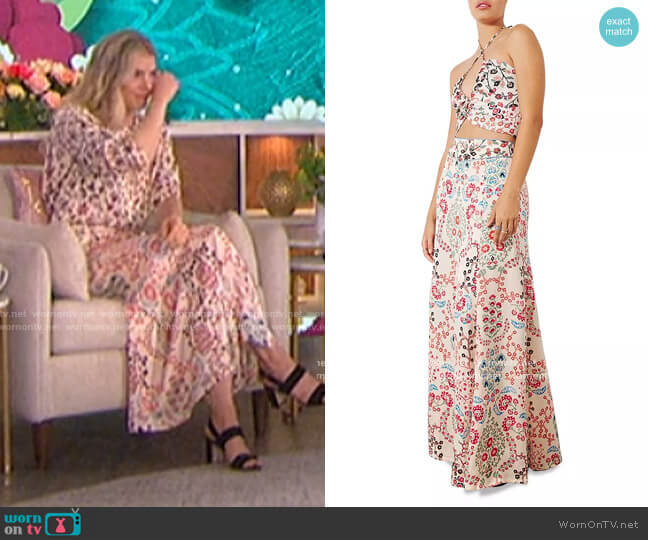 Ba&sh Garance Skirt worn by Amanda Kloots on The Talk
