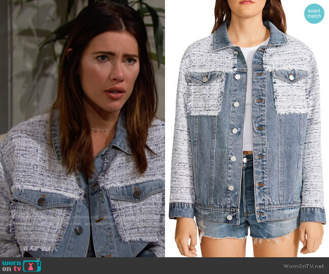 BB Dakota by Steve Madden The Festival Jacket worn by Steffy Forrester (Jacqueline MacInnes Wood) on The Bold and the Beautiful