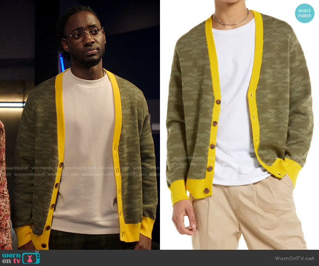 BP Fashion Cardigan Sweater worn by Chester Phineas Runk (Brandon McKnight) on The Flash